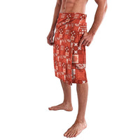 Vintage Hawaiian Quilting Patterns Lavalava Red Style Tribal Fabric Patchwork - Polynesian Pride