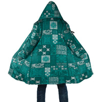 Vintage Hawaiian Quilting Patterns Cloak Turquoise Style Tribal Fabric Patchwork - Polynesian Pride