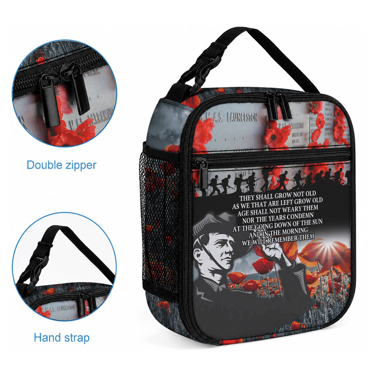 ANZAC DAY Heroes Of The Gallipoli Lunch Bag LT9 - Polynesian Pride