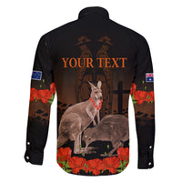 Kangaroo and Kiwi Bird ANZAC Day Custom Family Matching Tank Maxi Dress and Hawaiian Shirt Soldier Style LT9 - Polynesian Pride