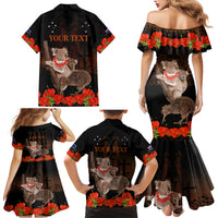 Koala and Kiwi Bird ANZAC Day Custom Family Matching Mermaid Dress and Hawaiian Shirt Soldier Style LT9 - Polynesian Pride