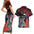 American Samoa Bald Eagle Personalized Couples Matching Short Sleeve Bodycon Dress and Hawaiian Shirt Samoa Muamua Le Atua