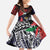 American Samoa Bald Eagle Personalized Family Matching Mermaid Dress and Hawaiian Shirt Samoa Muamua Le Atua