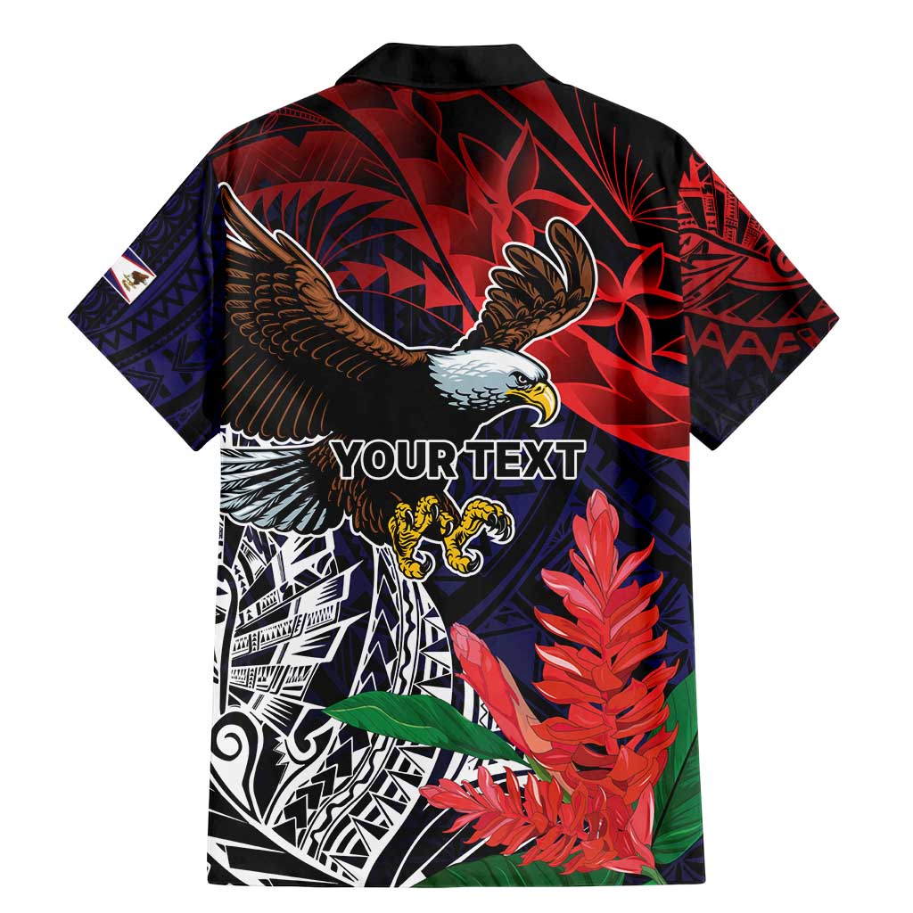 American Samoa Bald Eagle Personalized Family Matching Mermaid Dress and Hawaiian Shirt Samoa Muamua Le Atua