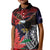American Samoa Bald Eagle Personalized Kid Polo Shirt Samoa Muamua Le Atua