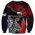 American Samoa Bald Eagle Personalized Sweatshirt Samoa Muamua Le Atua