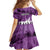 Anzac Day Gallipoli Personalised Family Matching Mermaid Dress and Hawaiian Shirt Purple Poppy Flowers