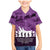 Anzac Day Gallipoli Personalised Family Matching Mermaid Dress and Hawaiian Shirt Purple Poppy Flowers