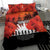 Anzac Day Gallipoli Personalised Bedding Set Red Poppy Flowers