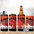 Anzac Day Gallipoli Personalised 4 in 1 Can Cooler Tumbler Red Poppy Flowers