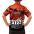 Anzac Day Gallipoli Personalised Family Matching Short Sleeve Bodycon Dress and Hawaiian Shirt Red Poppy Flowers