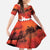 Anzac Day Gallipoli Personalised Family Matching Tank Maxi Dress and Hawaiian Shirt Red Poppy Flowers