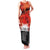 Anzac Day Gallipoli Personalised Family Matching Tank Maxi Dress and Hawaiian Shirt Red Poppy Flowers