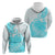 Polynesian Hoodie Tribal Tattoo Aqua Screen Color LT9 Aqua - Polynesian Pride