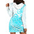 Polynesian Hoodie Dress Tribal Tattoo Aqua Screen Color LT9 - Polynesian Pride