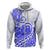 Polynesian Hoodie Tribal Tattoo Blue Screen Color LT9 - Polynesian Pride