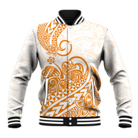 Polynesian Baseball Jacket Tribal Tattoo Gold Screen Color LT9 Unisex Gold - Polynesian Pride