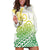 Polynesian Hoodie Dress Tribal Tattoo Gradient 01 Screen Color LT9 - Polynesian Pride