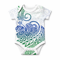 Polynesia Tribal Tattoo Gradient 03 Screen Color Baby Onesie LT9 Gradient - Polynesian Pride