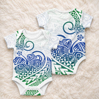Polynesia Tribal Tattoo Gradient 03 Screen Color Baby Onesie LT9 - Polynesian Pride