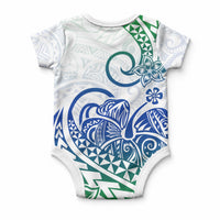 Polynesia Tribal Tattoo Gradient 03 Screen Color Baby Onesie LT9 - Polynesian Pride