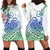 Polynesian Hoodie Dress Tribal Tattoo Gradient 03 Screen Color LT9 Gradient - Polynesian Pride