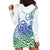 Polynesian Hoodie Dress Tribal Tattoo Gradient 03 Screen Color LT9 - Polynesian Pride