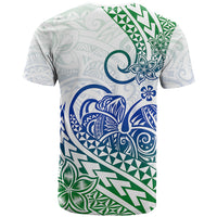 Polynesian T Shirt Tribal Tattoo Gradient 03 Screen Color LT9 - Polynesian Pride