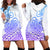 Polynesian Hoodie Dress Tribal Tattoo Gradient 04 Screen Color LT9 Gradient - Polynesian Pride