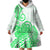 Polynesian Wearable Blanket Hoodie Tribal Tattoo Green Screen Color LT9 - Polynesian Pride