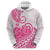 Polynesian Hoodie Tribal Tattoo Pink Screen Color LT9 - Polynesian Pride