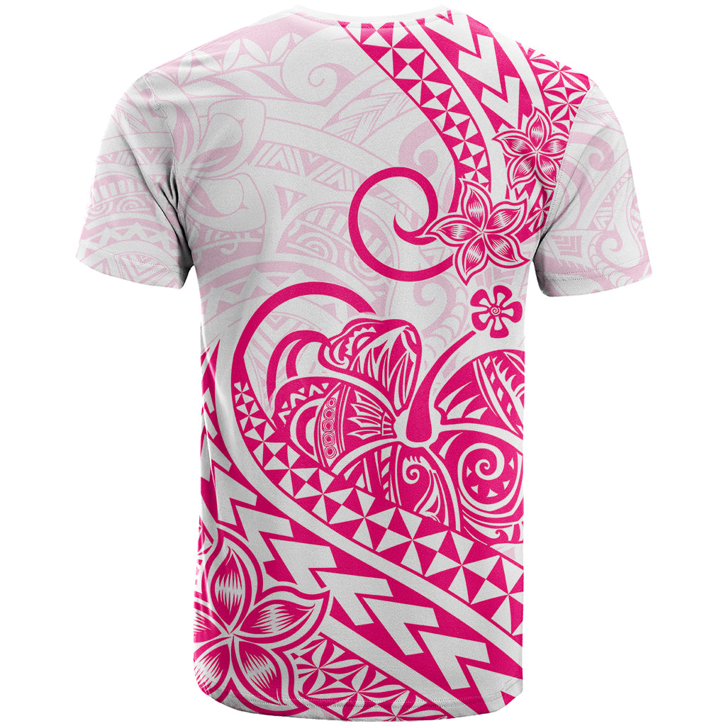 Polynesian T Shirt Tribal Tattoo Pink Screen Color LT9 - Polynesian Pride