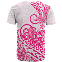 Polynesian T Shirt Tribal Tattoo Pink Screen Color LT9 - Polynesian Pride