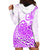 Polynesian Hoodie Dress Tribal Tattoo Purple Screen Color LT9 - Polynesian Pride