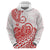 Polynesian Hoodie Tribal Tattoo Red Screen Color LT9 - Polynesian Pride