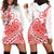 Polynesian Hoodie Dress Tribal Tattoo Red Screen Color LT9 Red - Polynesian Pride