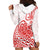 Polynesian Hoodie Dress Tribal Tattoo Red Screen Color LT9 - Polynesian Pride