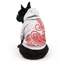 Polynesia Tribal Tattoo Red Screen Color Pet Hoodie LT9 - Polynesian Pride