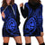 Polynesian Pride Guam Hoodie Dress With Polynesian Tribal Tattoo and Coat of Arms Blue Version LT9 Blue - Polynesian Pride