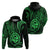 Polynesian Pride Guam Hoodie With Polynesian Tribal Tattoo and Coat of Arms Green Version LT9 Green - Polynesian Pride