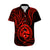 Polynesian Pride Guam Hawaiian Shirt With Polynesian Tribal Tattoo and Coat of Arms Red Version LT9 - Polynesian Pride