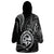 Polynesian Pride Guam Wearable Blanket Hoodie With Polynesian Tribal Tattoo and Coat of Arms Black Version LT9 - Polynesian Pride