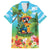 Always 5 O'clock Family Matching Tank Maxi Dress and Hawaiian Shirt Hawaiian Tropical Parrot - Polynesian Pride