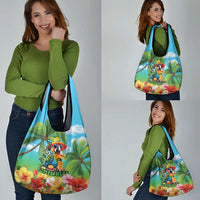 Always 5 O'clock Grocery Bag Hawaiian Tropical Parrot - Polynesian Pride
