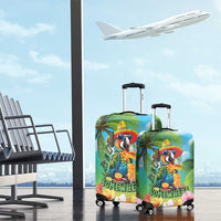 Always 5 O'clock Luggage Cover Hawaiian Tropical Parrot - Polynesian Pride