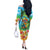 Always 5 O'clock Off The Shoulder Long Sleeve Dress Hawaiian Tropical Parrot - Polynesian Pride
