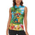 Always 5 O'clock Women Sleeveless Polo Shirt Hawaiian Tropical Parrot - Polynesian Pride
