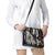 Hawaii Puakenikeni and Maile Lei Shoulder Handbag Black Japanese Wave Style - Polynesian Pride