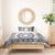 All White Tonga Malo e lelei Bedding Set Vintage Ngatu Tribal Pattern - Polynesian Pride