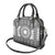 All White Tonga Malo e lelei Shoulder Handbag Vintage Ngatu Tribal Pattern - Polynesian Pride